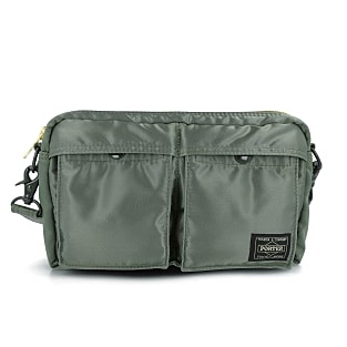 Porter-Yoshida and Co Tanker Clip Shoulder Bag Sage Green for Men