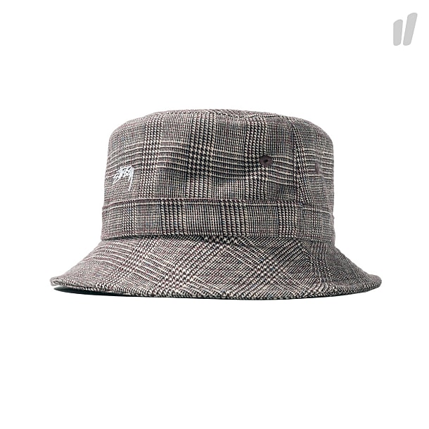 Stussy Glen Plaid Bucket Hat Overkill