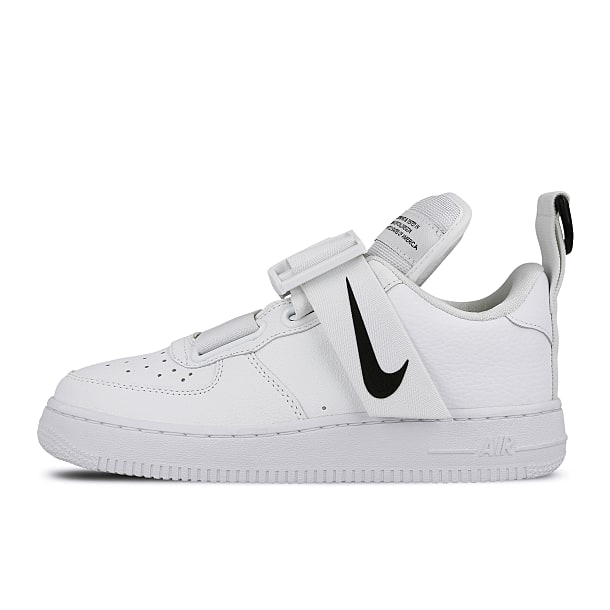 Nike Air Force 1 Utility White Black Sneaker AO1531-101 Men's Size