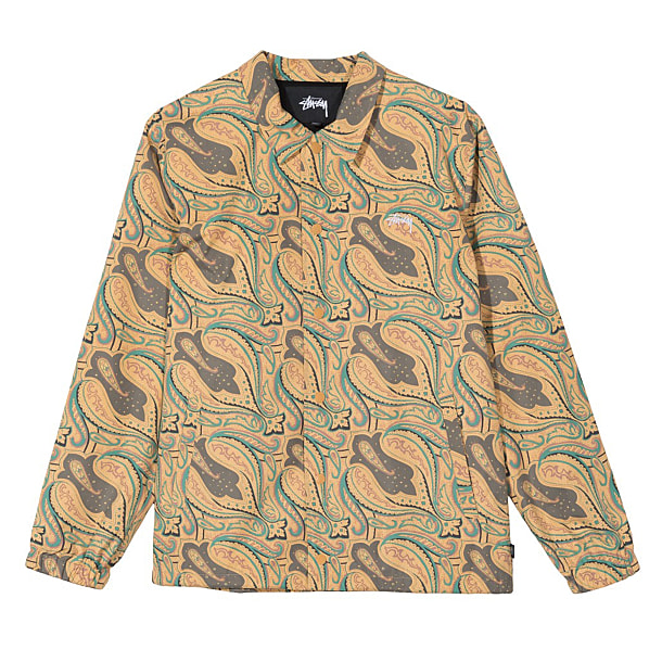 Stussy paisley coach jacket clearance