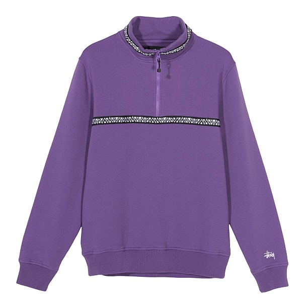 Stussy woven tape mock neck clearance