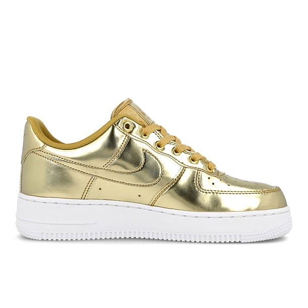 Nike Womens W Air Force 1 Sp Metallic Gold Cq6566 700 Size