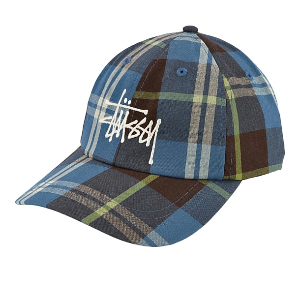 【割引直販】STUSSY Madras Plaid Big Logo Bucket ハット