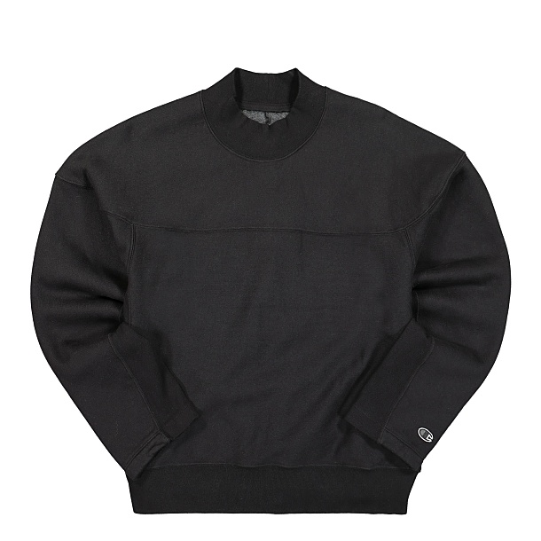 CHAMPION: crewneck sweatshirt with logo - Black 1