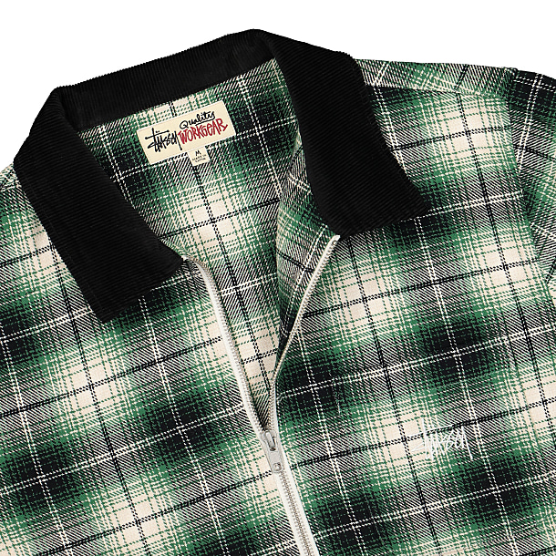 Stussy - Frank Plaid Zip LS Shirt | Overkill