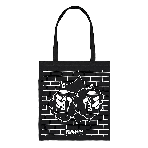 Cotton Bag Brick Black By Superspray