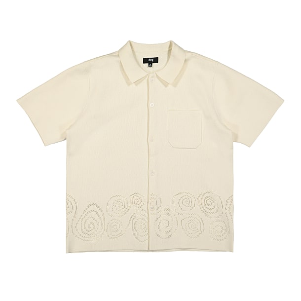 Stussy - Perforated Swirl Knit Shirt | Overkill