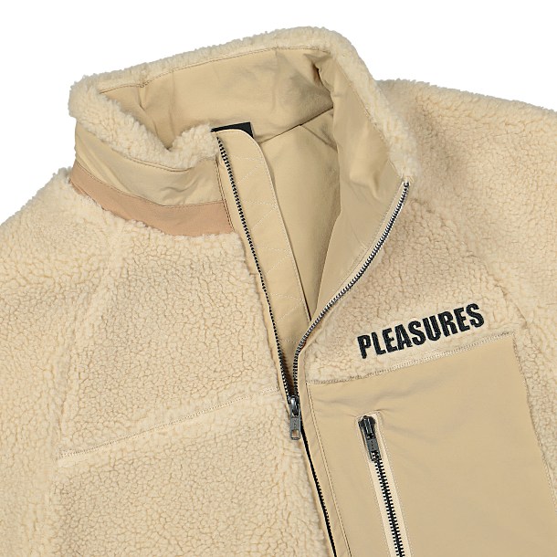 Pleasures - Playboy x Pleasures Bunny Sherpa Zip Up Jacket | Overkill