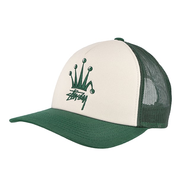 STUSSY CROWN STOCK TRUCKER CAP 緑 | hartwellspremium.com