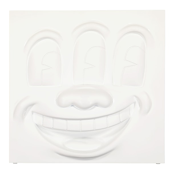 Medicom - Keith Haring Three Eyed Smiling Face Statue | Overkill