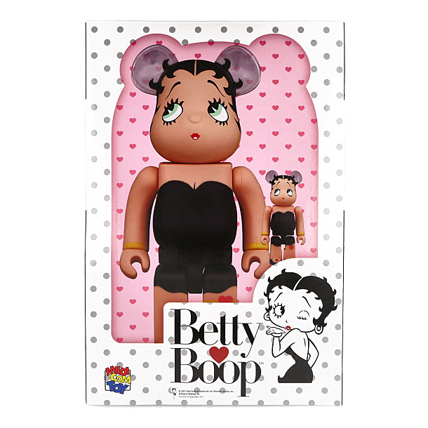 Medicom - Be@rbrick Betty Boop Black Version 400% + 100% | Overkill