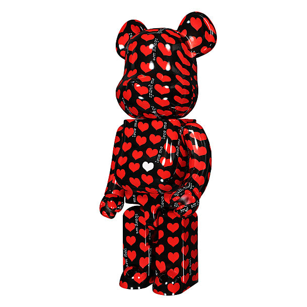 Medicom - Be@rbrick Black Heart 1000% | Overkill