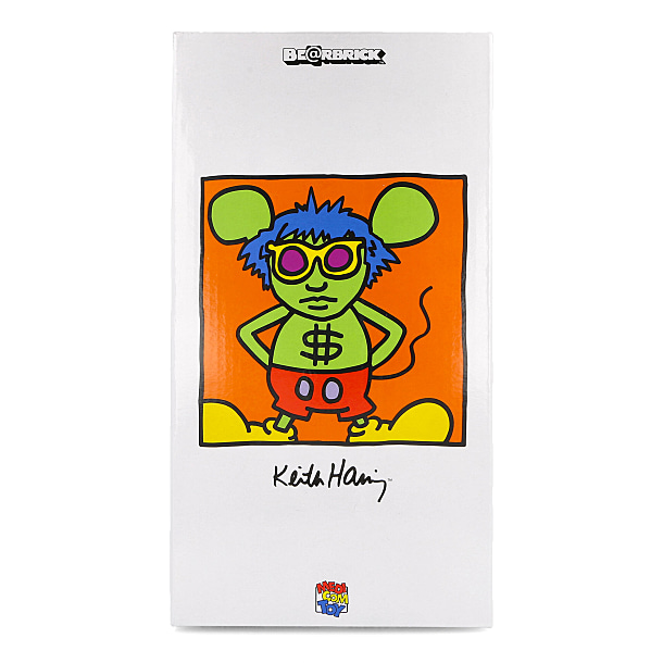 Medicom - Keith Haring x Medicom Be@rbrick Andy Mouse 400% | Overkill