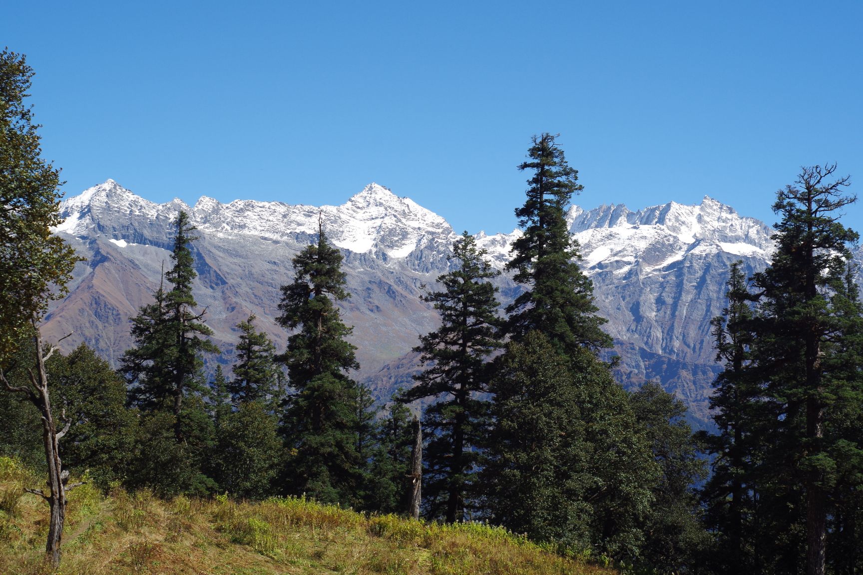Snow covered peaks