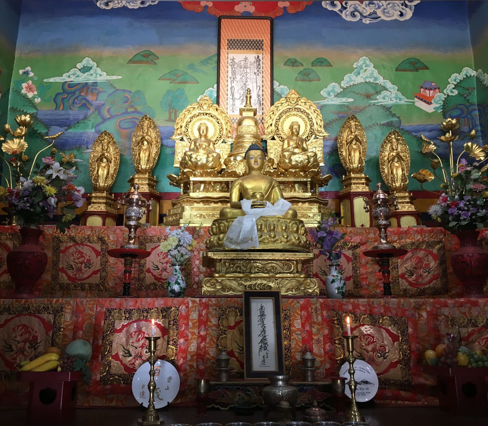 Shanti Stupa Shrine