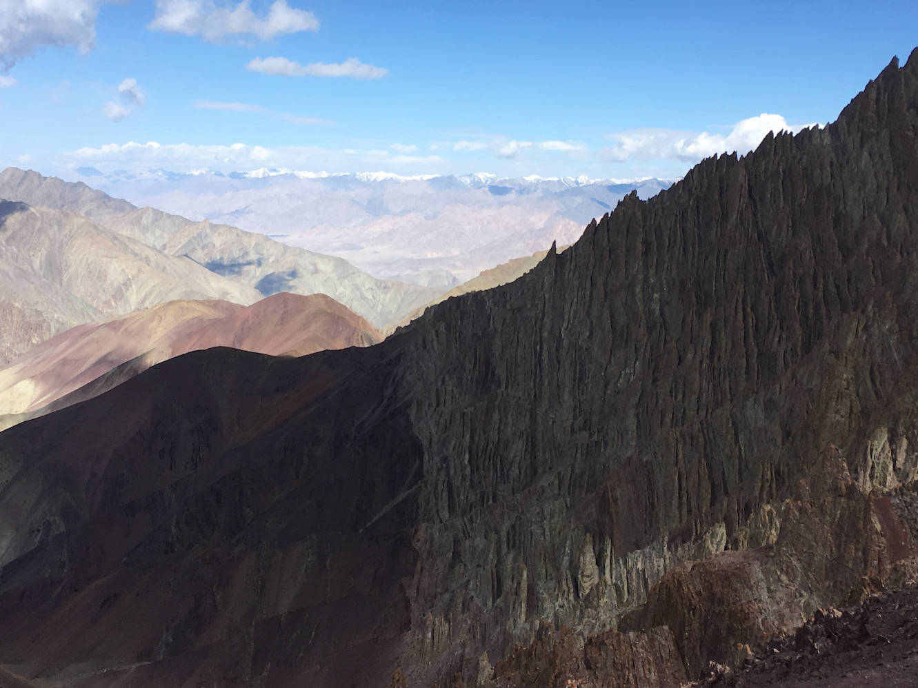 The Ladakh range from Stok La