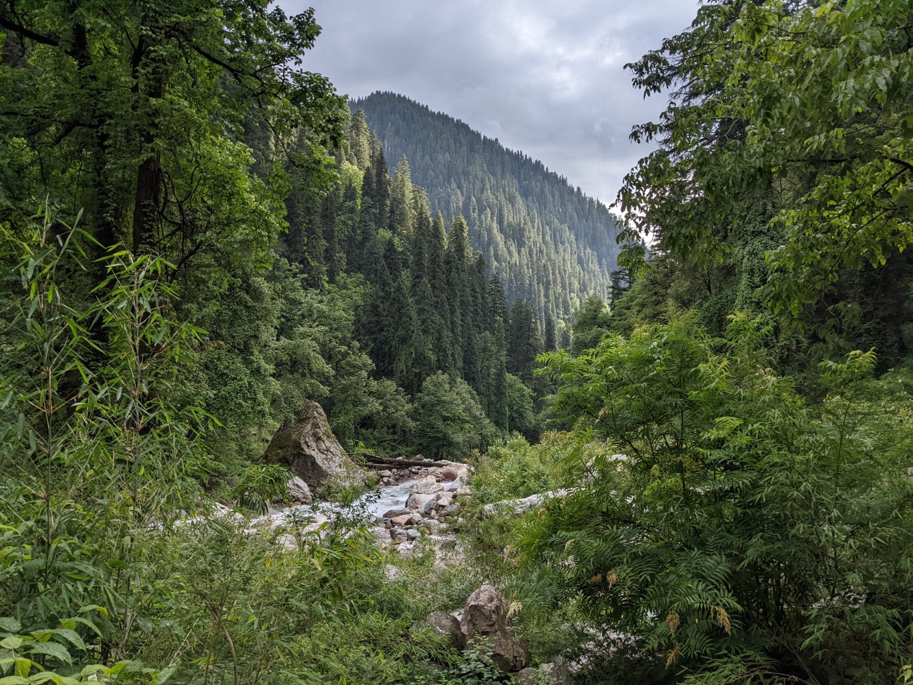 Pristine valley near Chalocha
