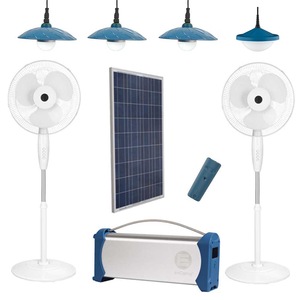 18Ah Double Solar Fan Pack