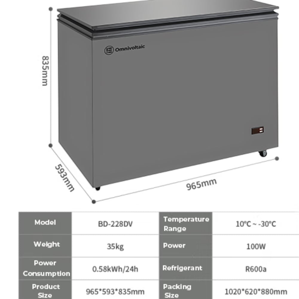 UBP2K Pro and 228L Freezer Pack