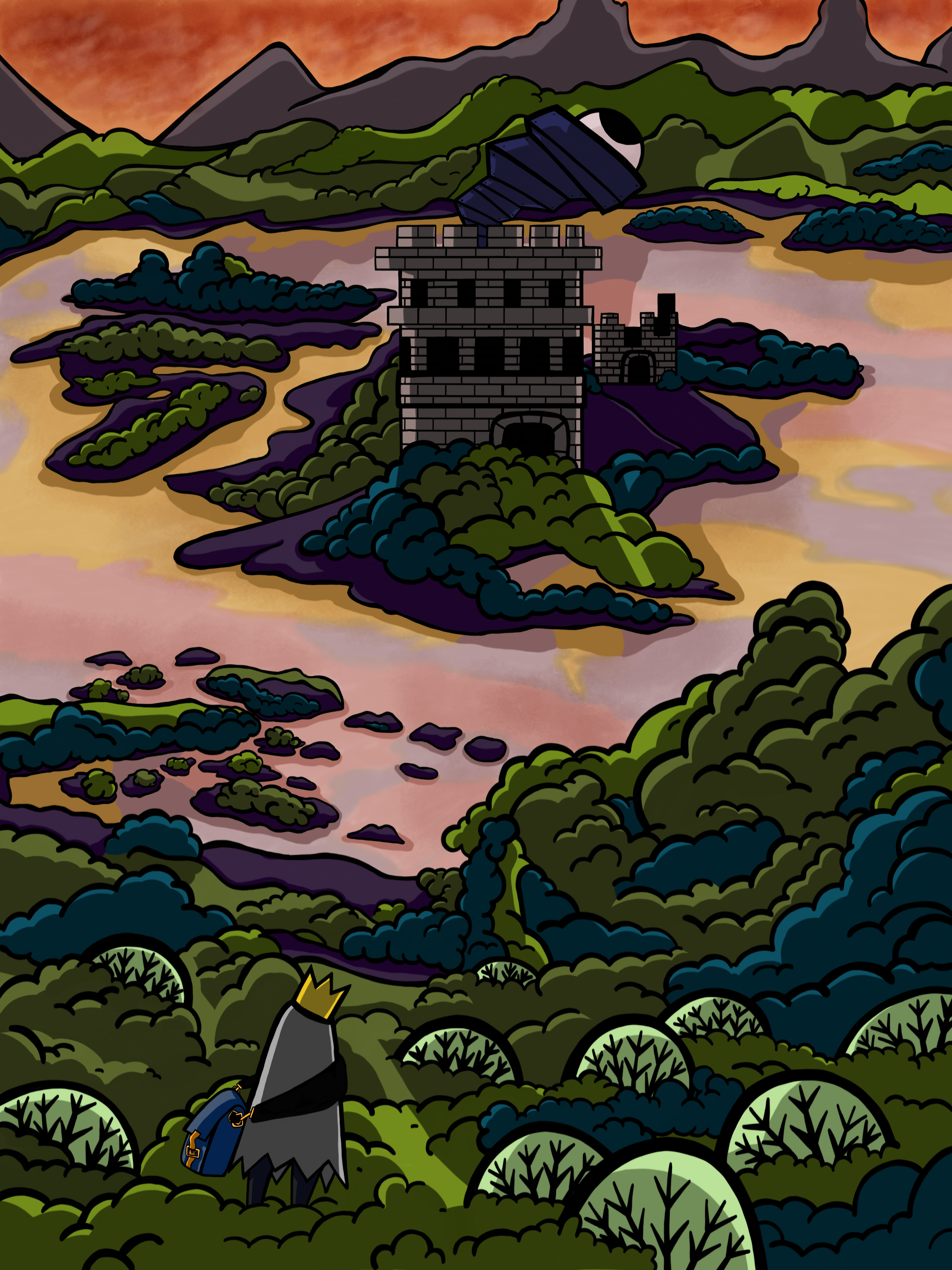 castillo, ilustracion