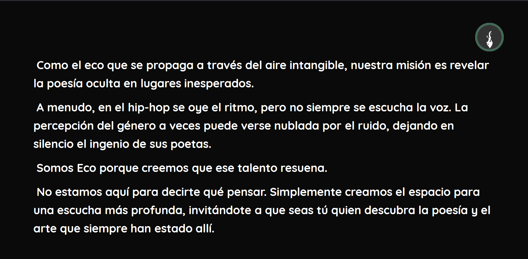 ECO -  Manifiesto