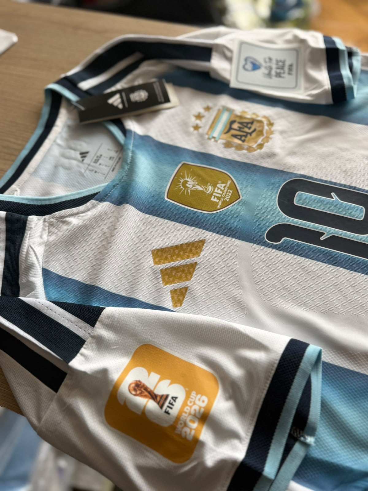 CAMISETA OFICIAL SELECCIÓN ARGENTINA COPA MUNDO 2026