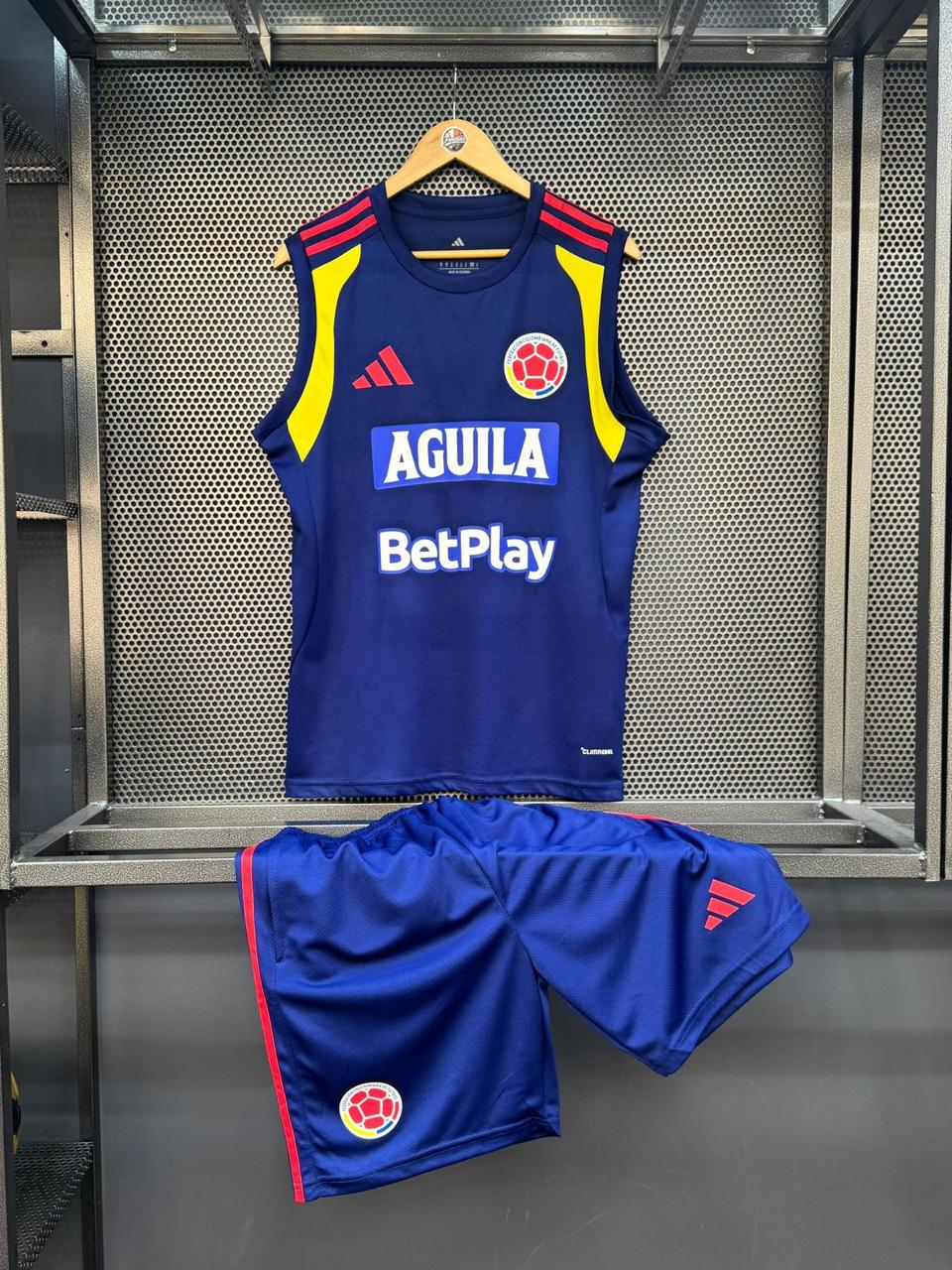 MUSCULOSA OFICIAL DE ENTRENAMIENTO FCF BLANCA/AZUL vista 2