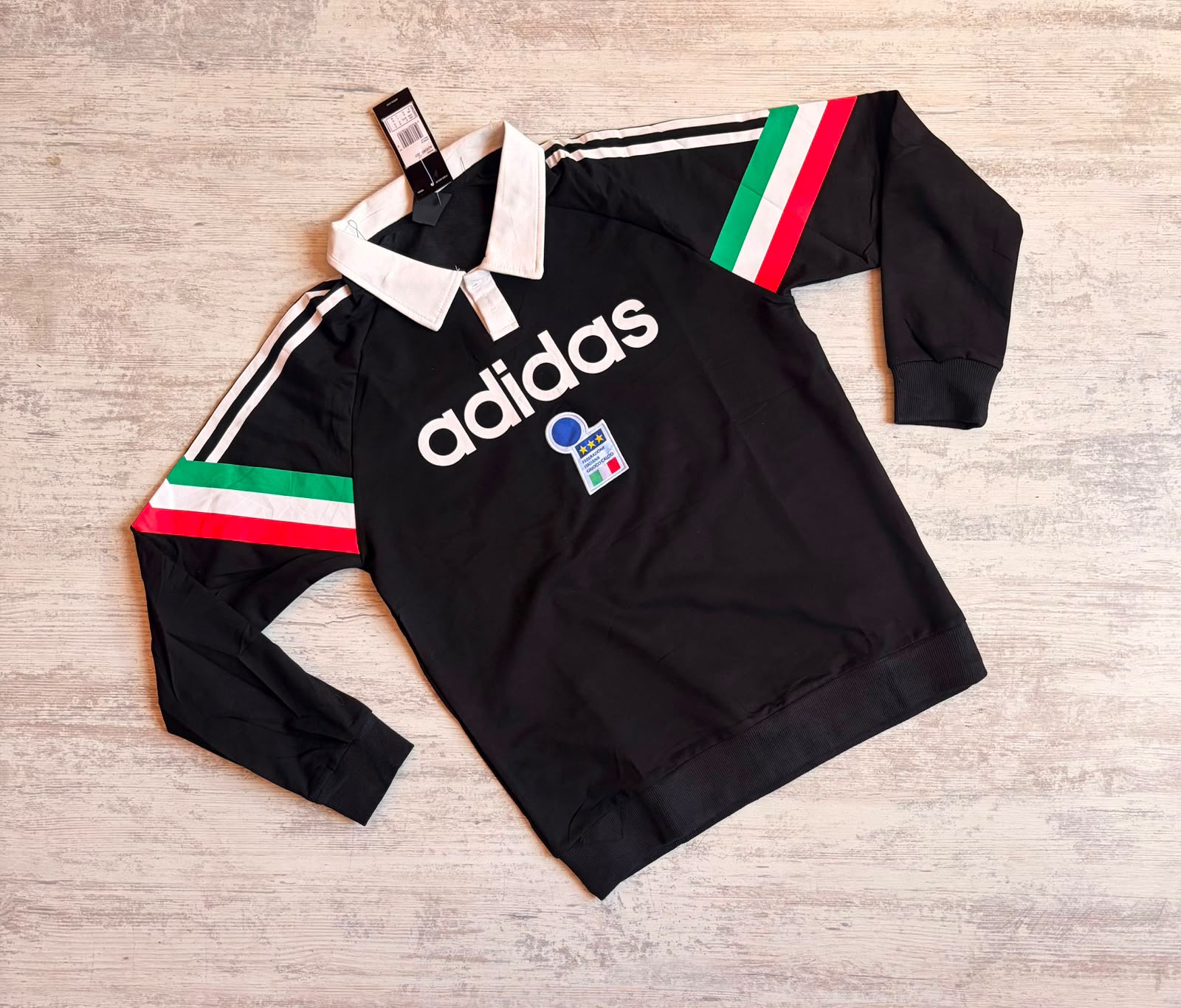 ITALIA CALCIO ADIDAS VERSIÓN 80'S CLÁSICO ETIQUETA DE ADIDAS CALIDAD GAMA ALTA