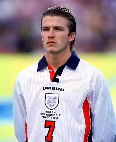 CAMISETA RETRO CLÁSICA INGLATERRA COPA MUNDO 98 BECHKAM # 7 CALIDAD GAMA ALTA vista 5