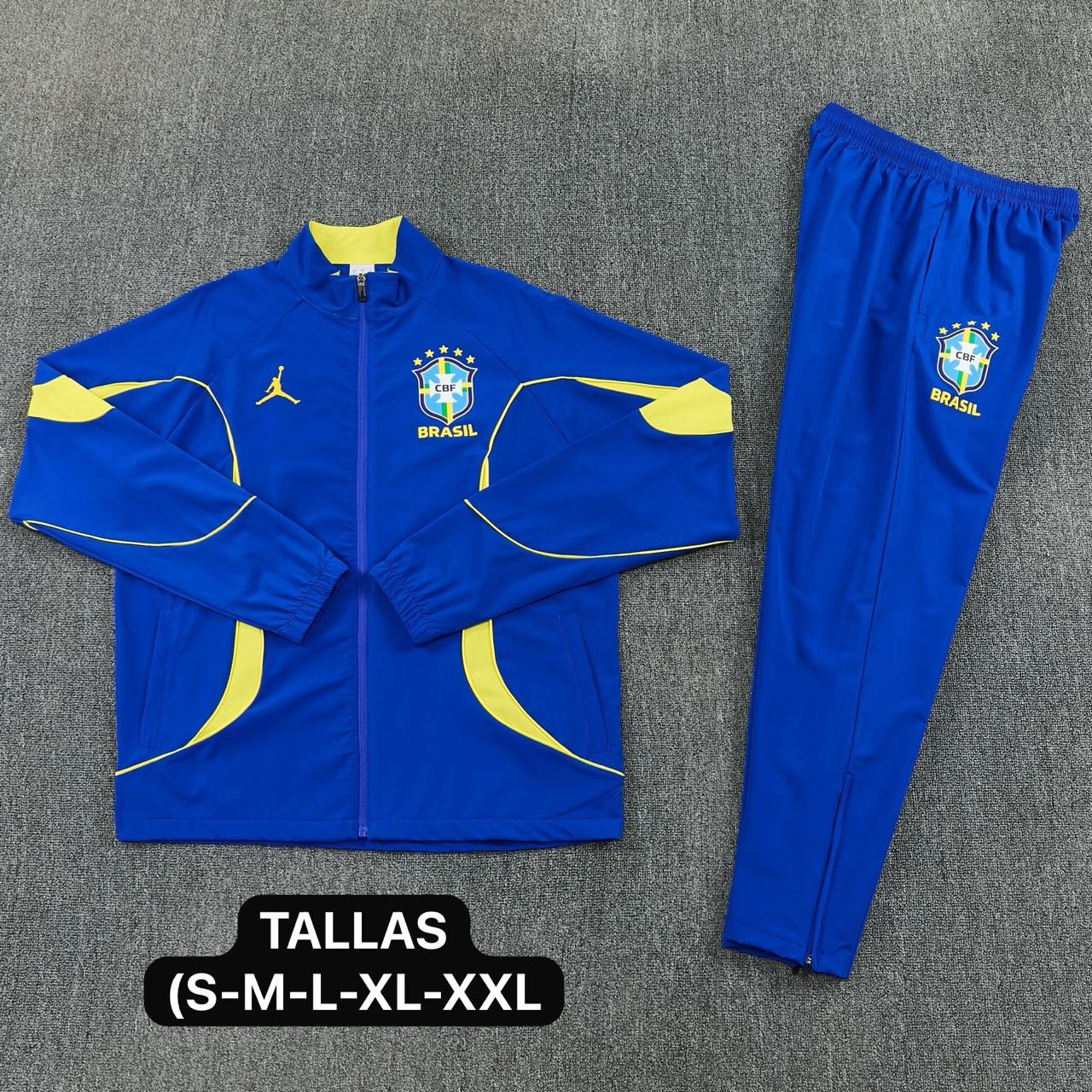 SUDADERAS TRACKSUIT IMPERMEABLE BRASIL COLABORACIÓN CON JORDAN