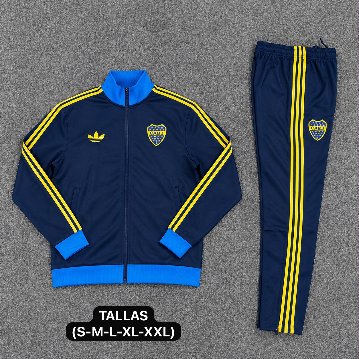 SUDADERA TRACKSUIT BOCA JRS CALIDAD GAMA ALTA