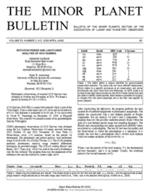 Minor Planet Bulletin (2026) · (2977) Chivilikhin rotation period