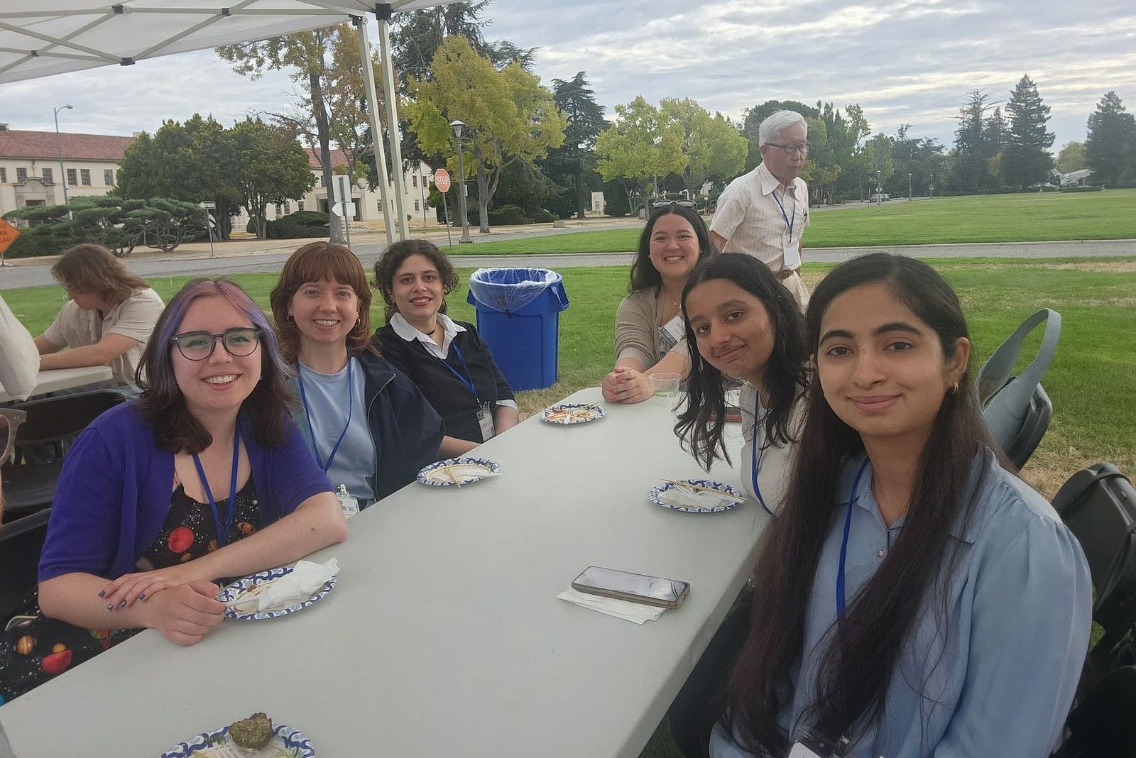 With fellow student researchers at the NESF welcome reception
