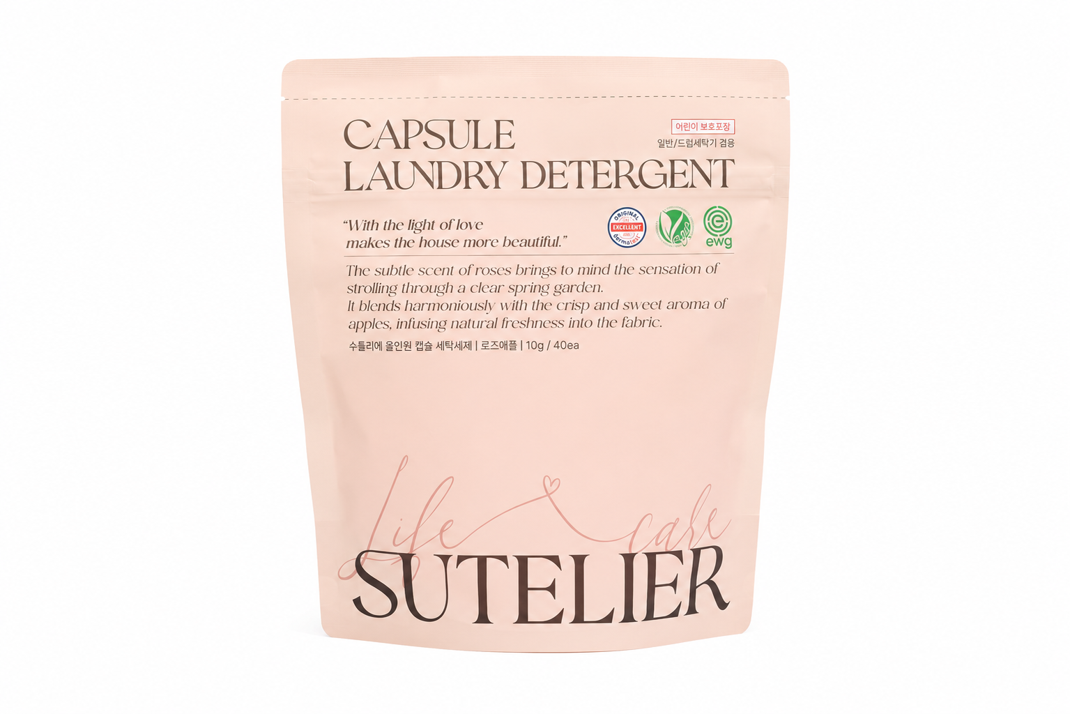 SUTELIER Rose Apple カプセル洗濯洗剤