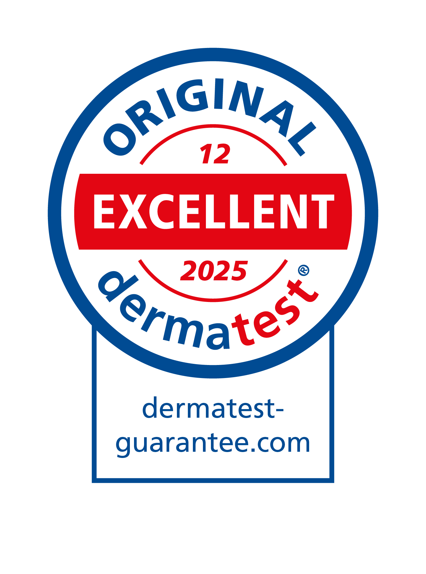 ドイツ Dermatest EXCELLENT 認証ロゴ