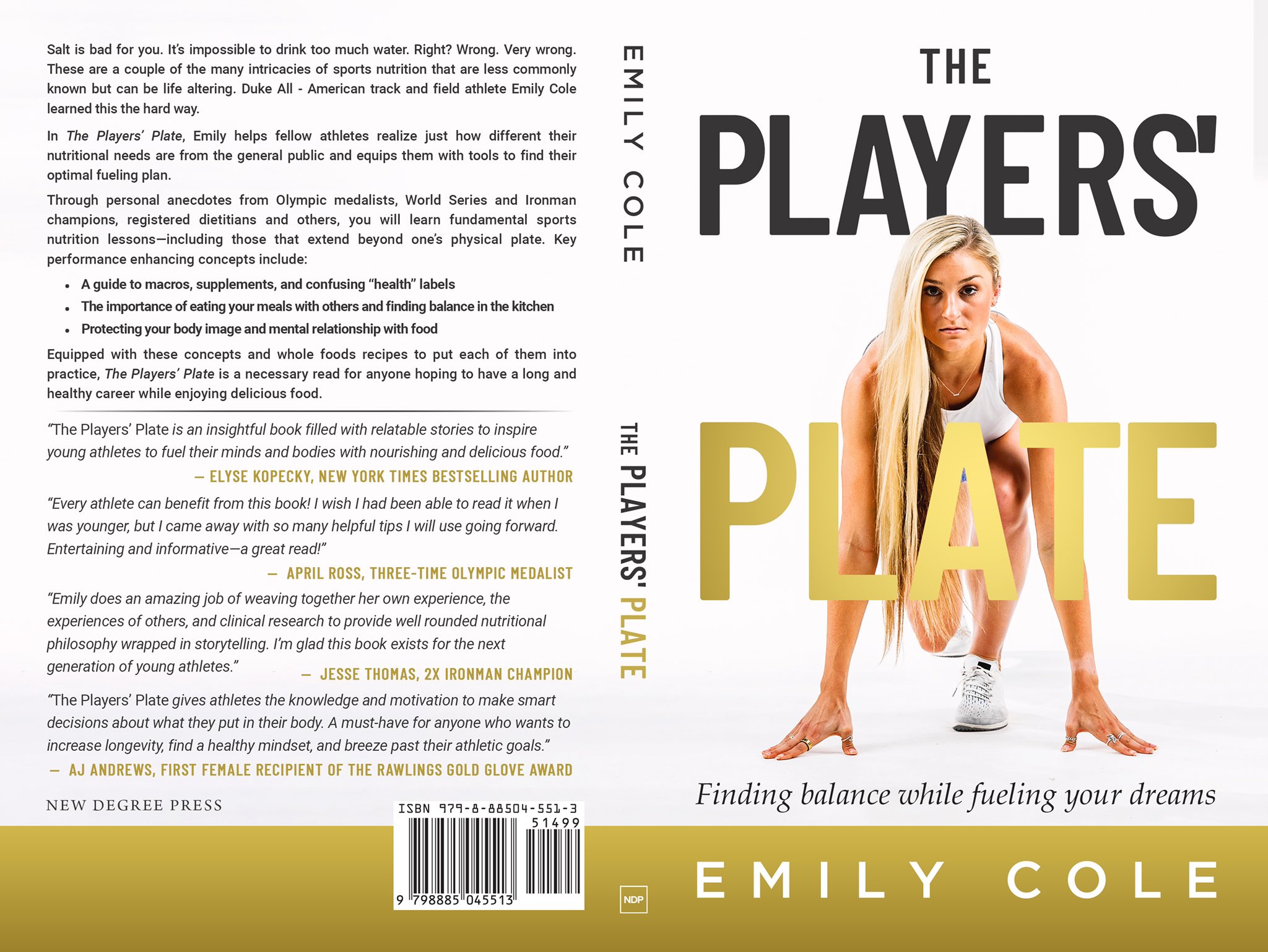 The Players' Plate, front and back covers