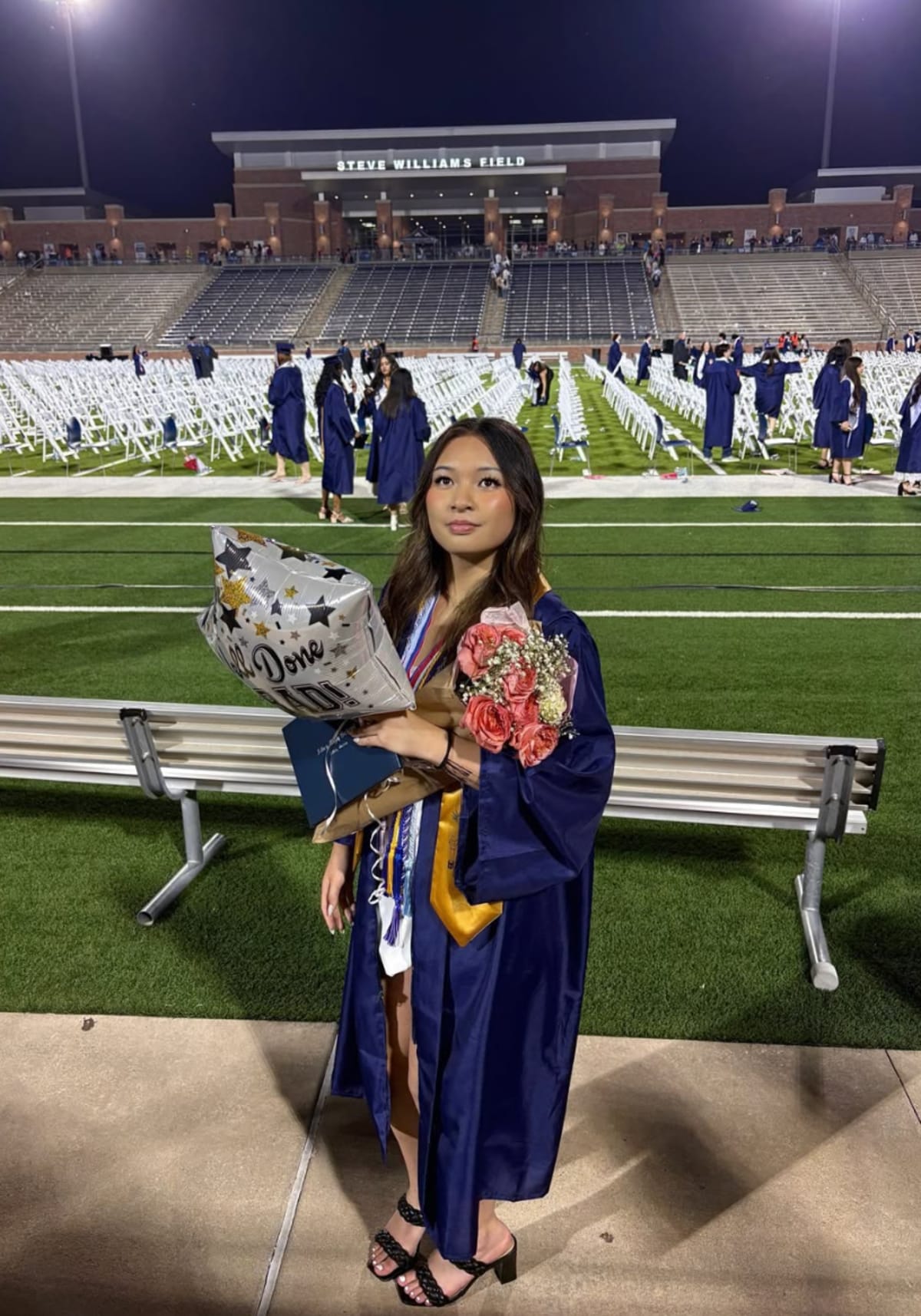 Katelynn Zhou at graduation