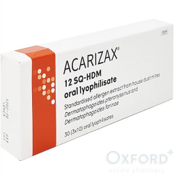 Acarizax 12SQ HDM Tablets 30 For House Dust Mite Allergen Treatment acarizax-12sq-hdm-tablets-30-for-house-dust-mite-allergen-treatment