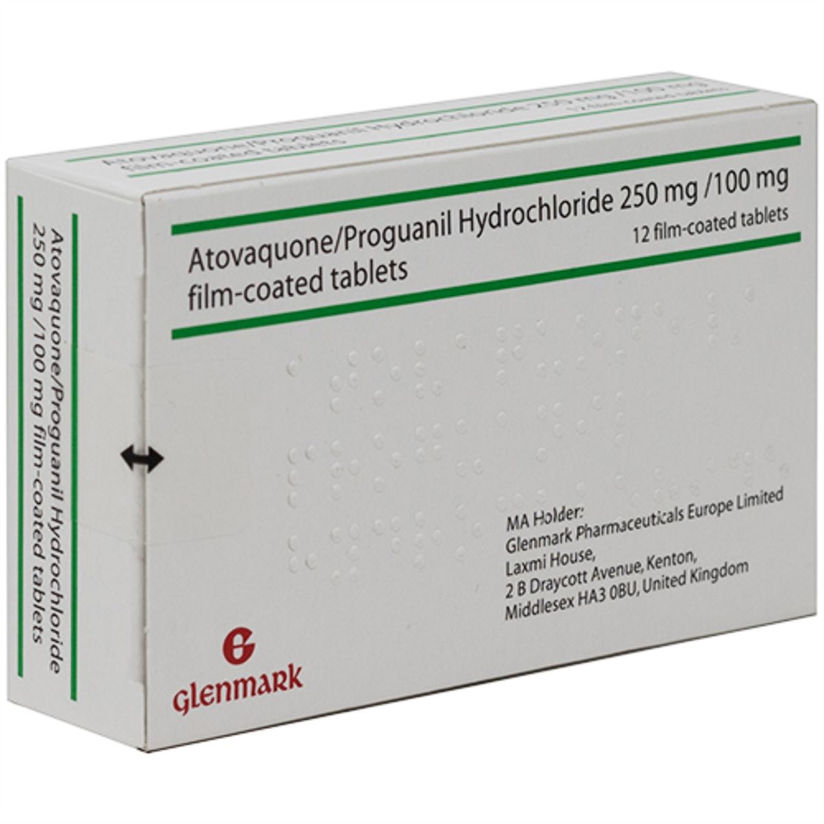 Atovaquone Proguanil 100mg 12 Tablets