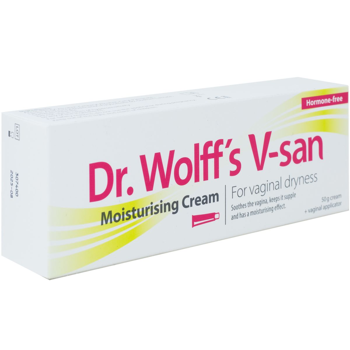 Vagisan Moisturising Cream Dr Wolffs for Vaginal Dryness 50g