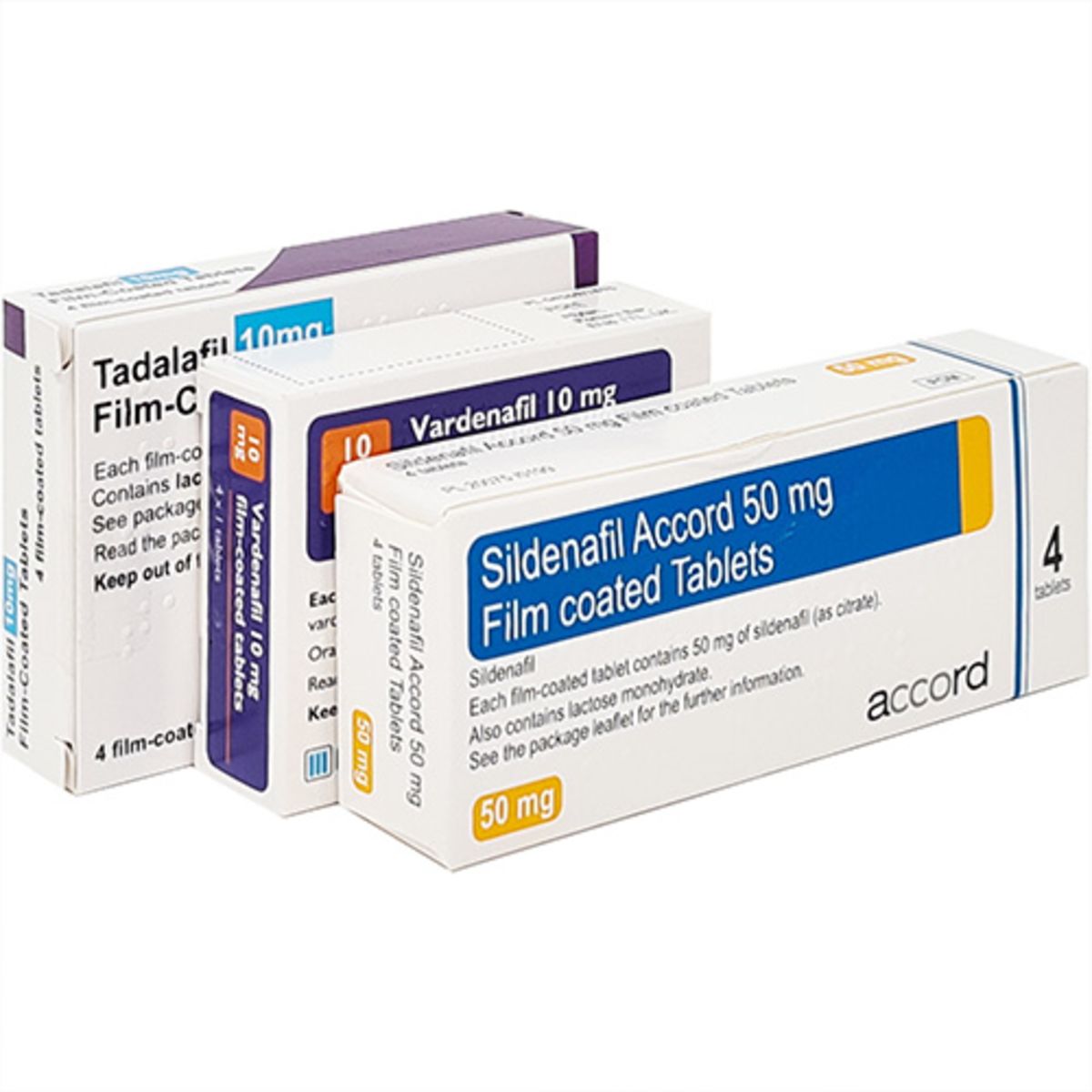 Trial Packs Sildenafil + Tadalafil + Vardenafil