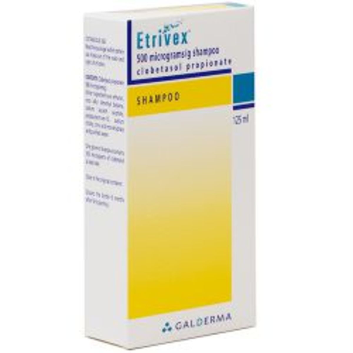 Etrivex medicated shampoo 500 mcg