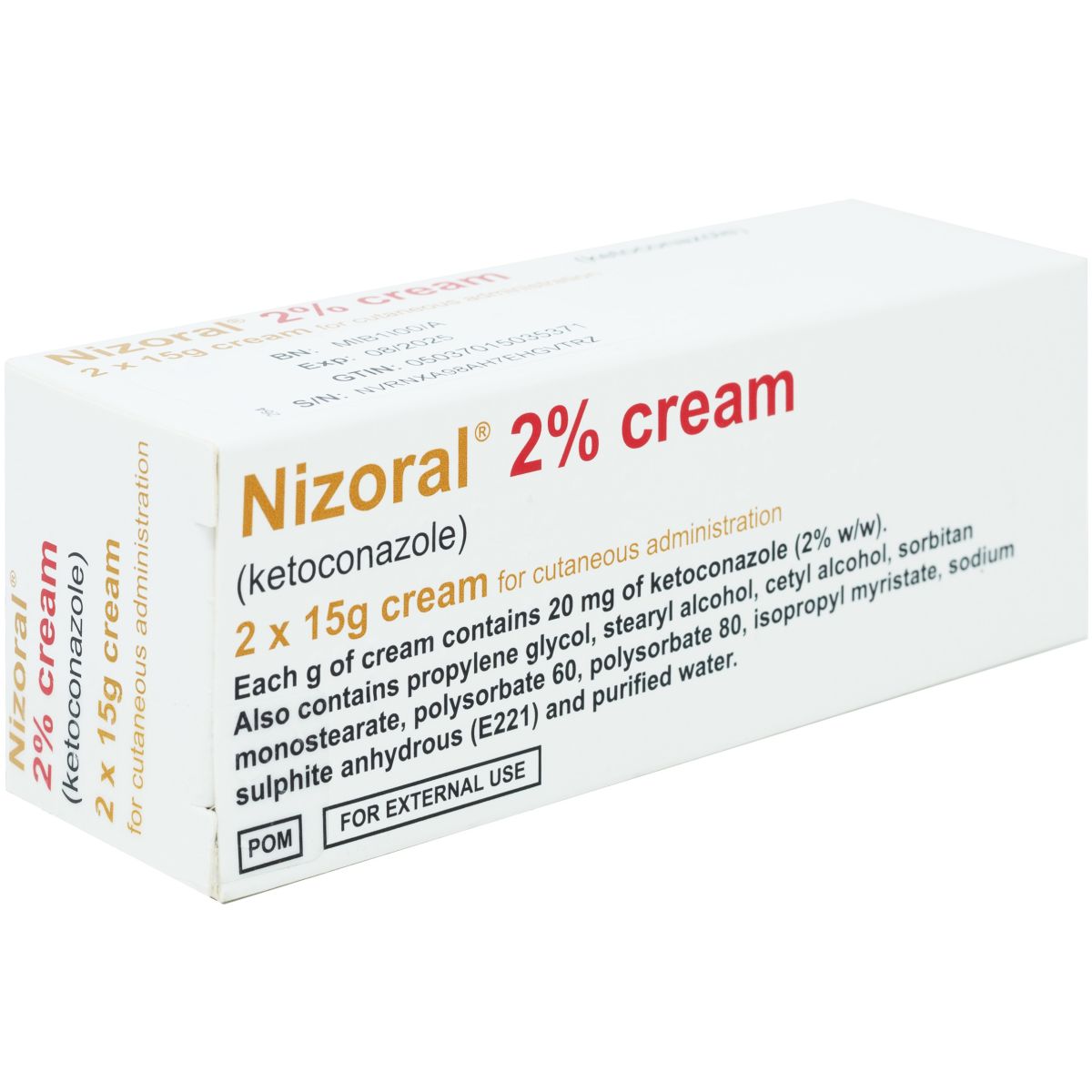 Nizoral Ketoconazole 2% antifungal