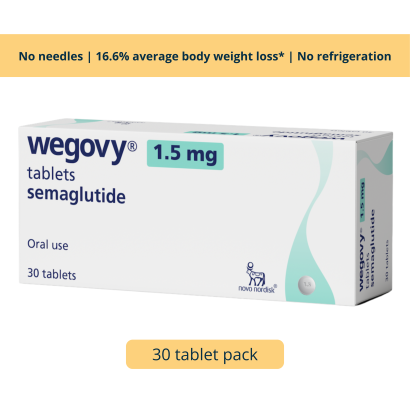 Wegovy (semaglutide) 1.5mg 30 Tablets