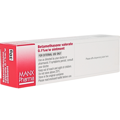 Rear view of Betamethasone Valerate 0.1% Ointment 30g for Phimosis