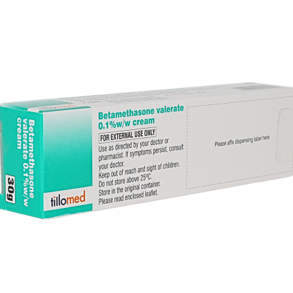 Rear view of Betamethasone Valerate Cream 0.1% 30g for Phimosis