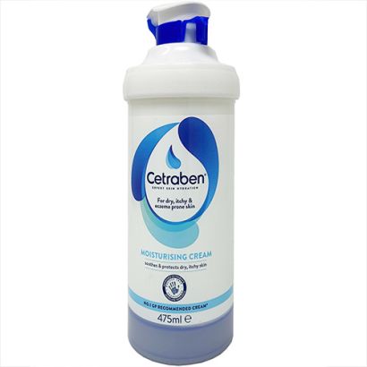 Cetraben Cream 475ml Pump Dispenser for dry, itchy skin