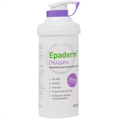 Epaderm Cream 500g moisturiser for dry skin eczema psoriasis  