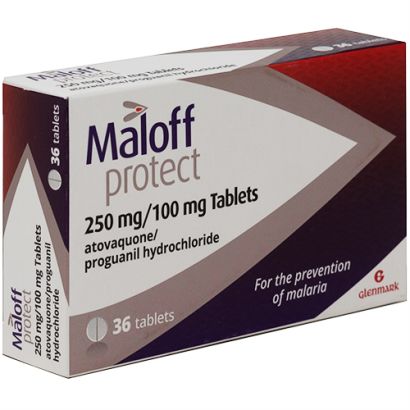 Maloff Protect 36 Tablets 250mg/100mg OTC Anti-malarial
