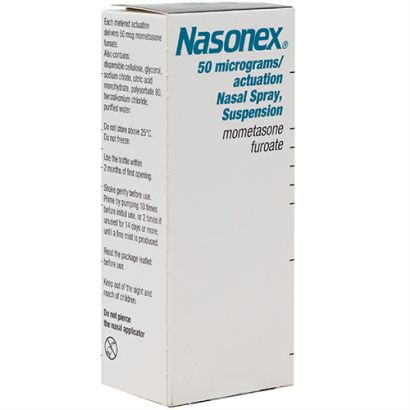 Nasonex (Mometasone Furoate) 50mcg Nasal Spray 140 Doses